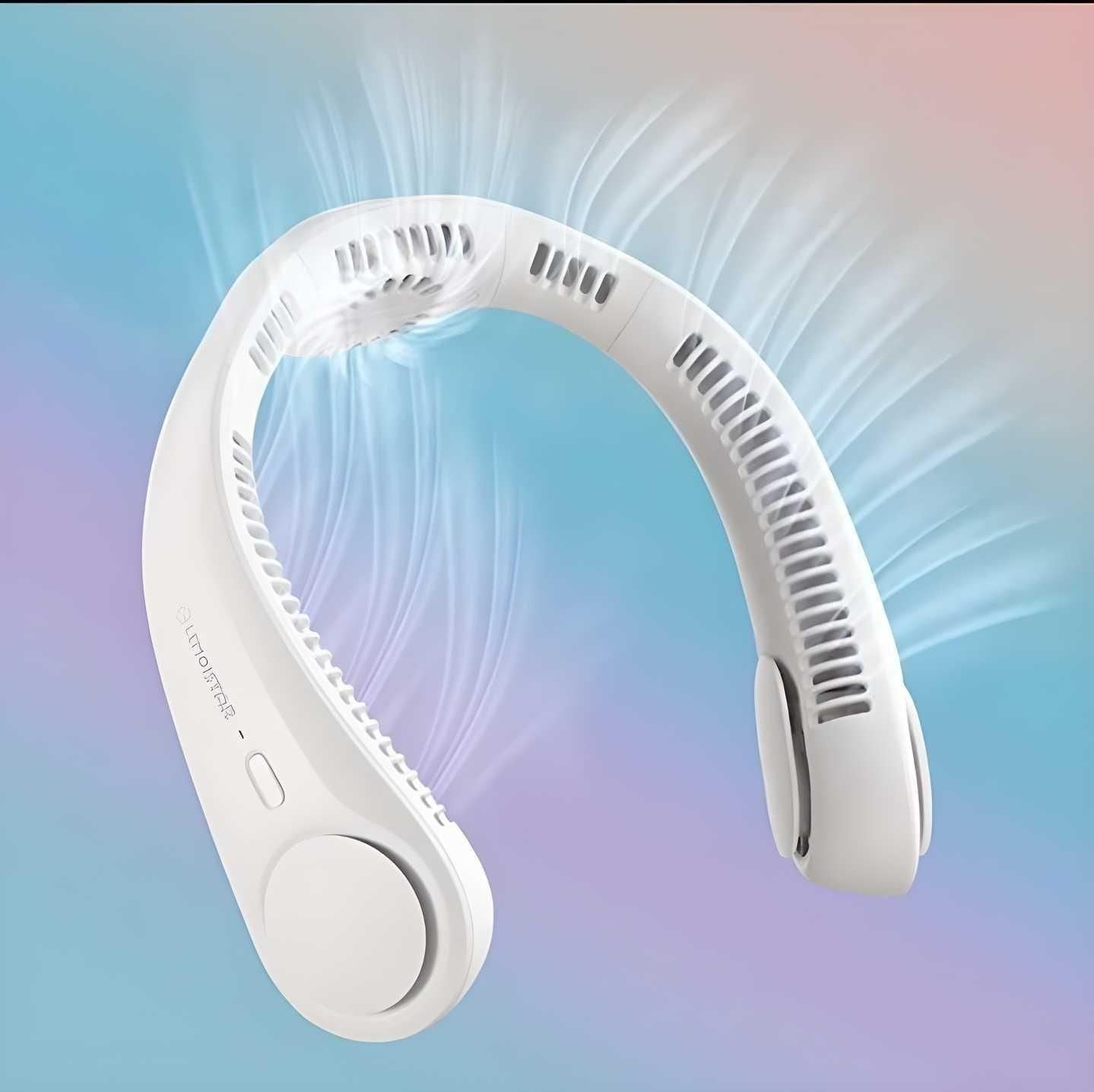 Portable Bladeless Neck Fan - 360° Cooling Rechargeable Wearable Fan