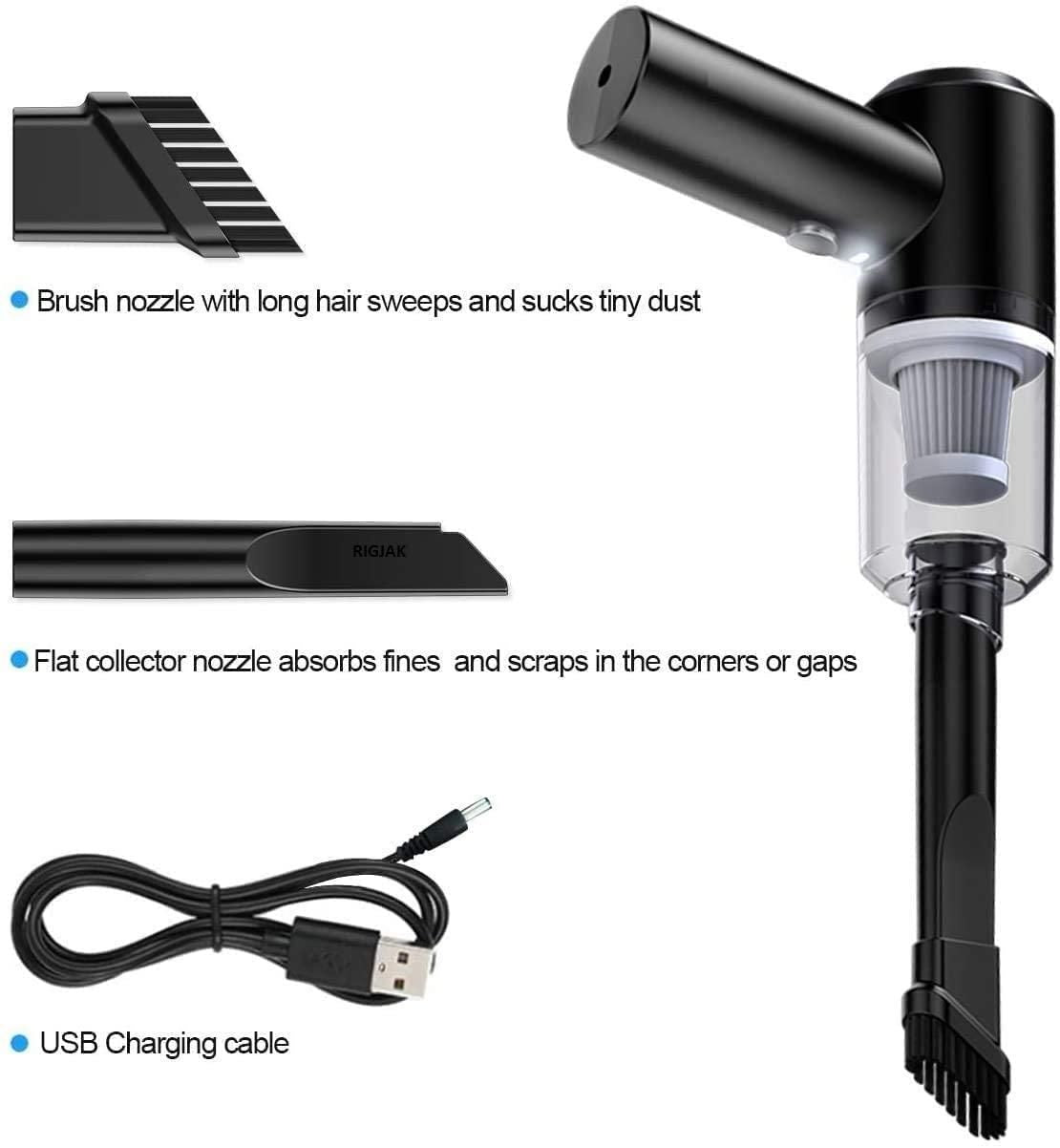 2 in 1 Portable Mini Car Vacuum Cleaner with Blower