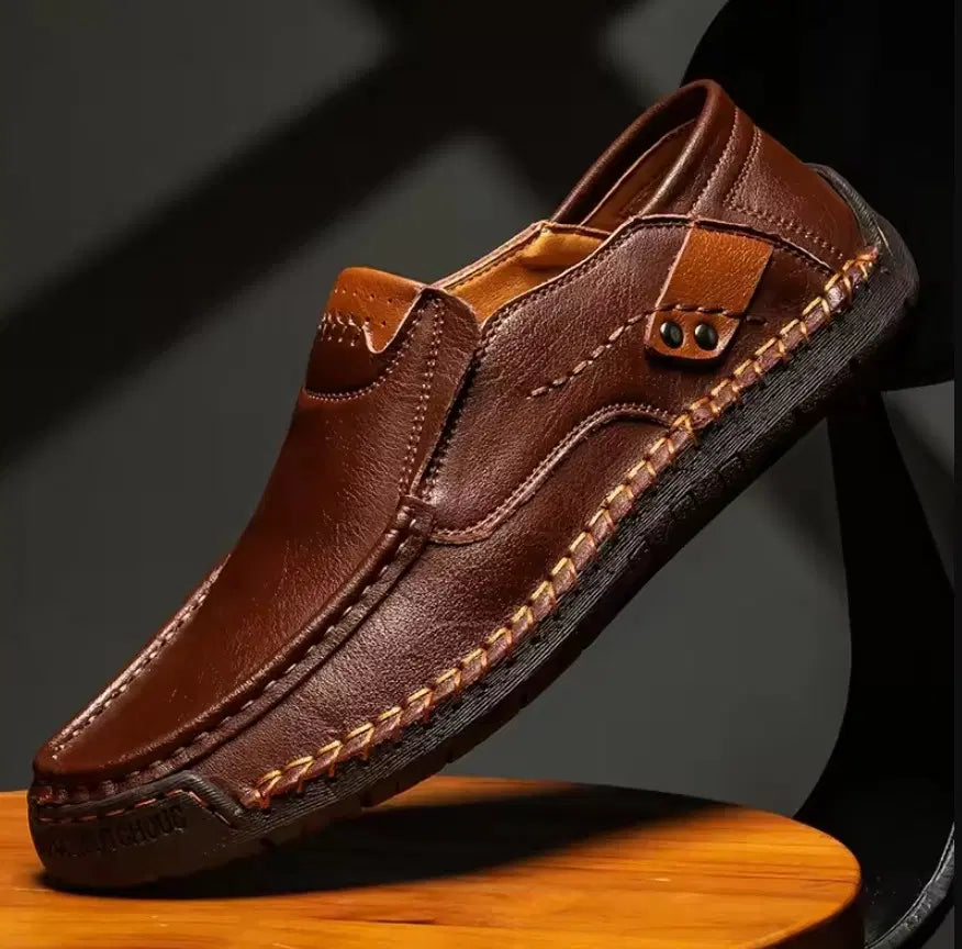 Men’s Anti-Skid Brown Semi Formal Shoes