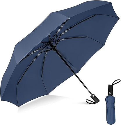 UV Protection Auto Open & Close Compact Travel Umbrella | Windproof & Waterproof