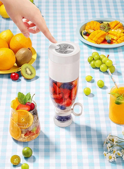 Portable USB Juicer Blender 300ml | Rechargeable Mini Smoothie Maker for Travel