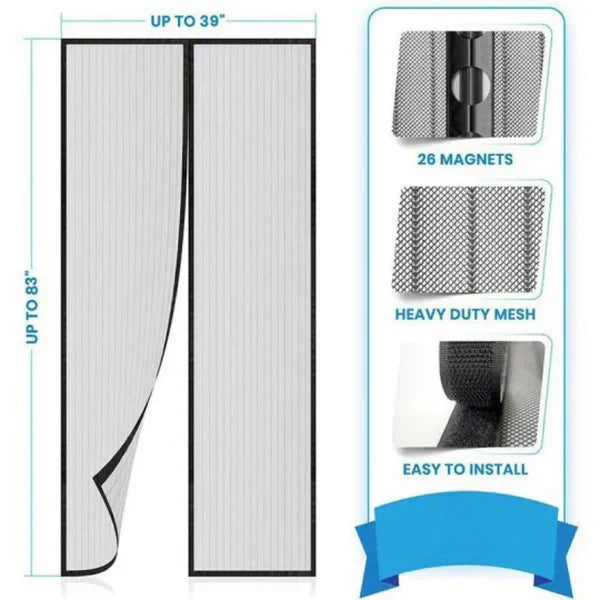 Magnetic Mosquito Screen Door