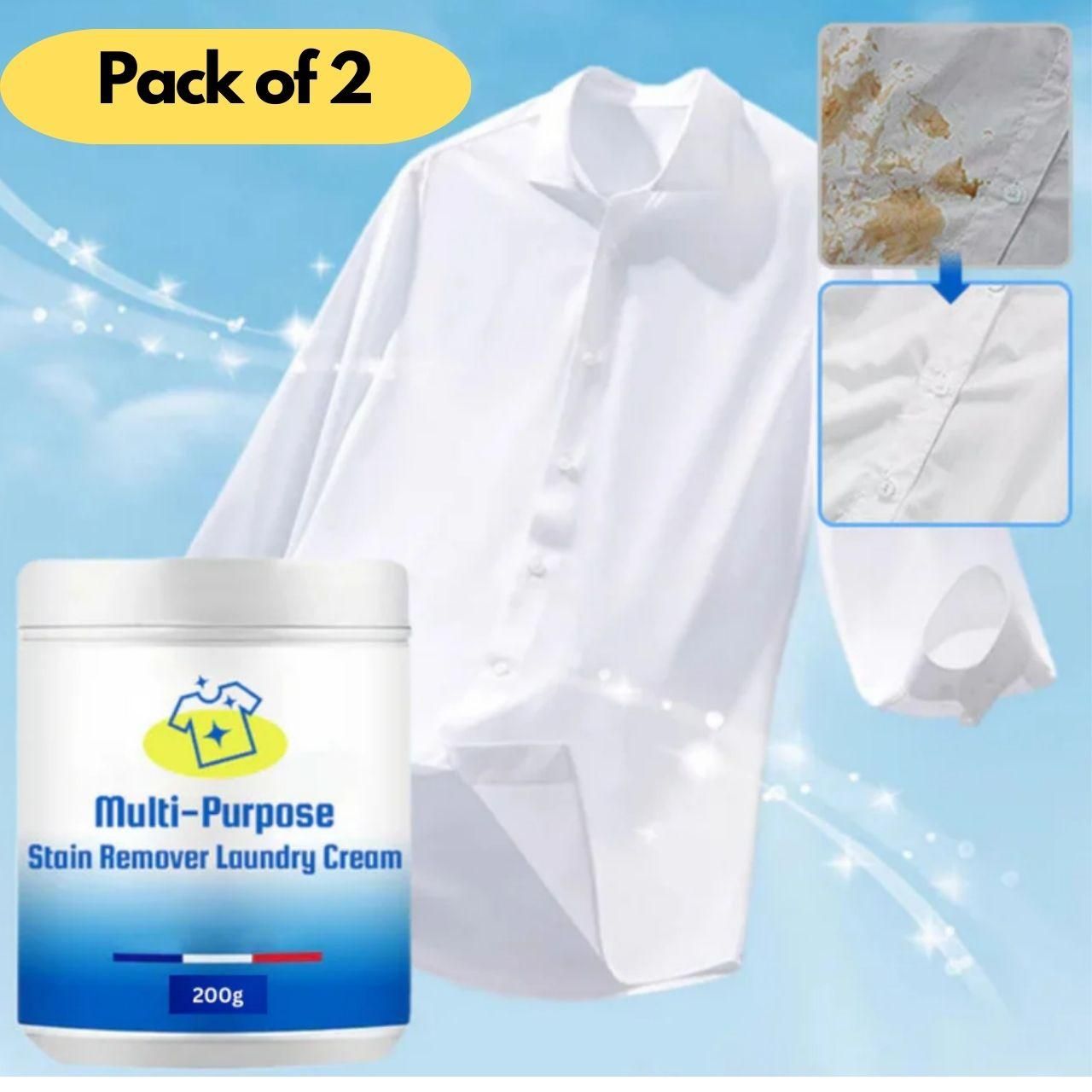 Multi-Purpose Stain Remover Laundry Cream 400 gm Pack of 2
