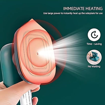 Portable Micro Steam Iron | 2-in-1 Dry & Wet Iron | 60ml Water Tank | Travel-Friendly Garment Steamer