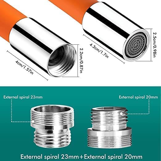 Faucet 360°Flexible Faucet Extension