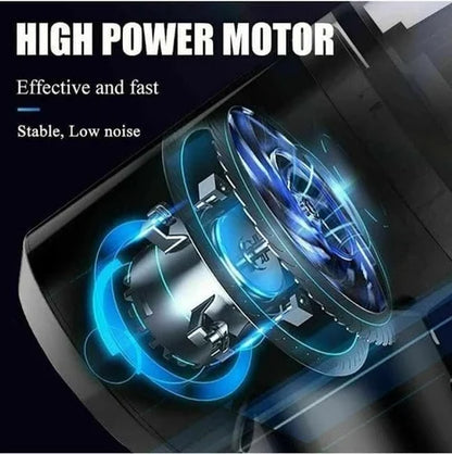 2 in 1 Portable Mini Car Vacuum Cleaner with Blower