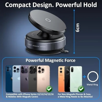 Vacuum Magnetic Suction Phone Holder