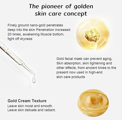 Gold Peel Off Mask - Anti-Wrinkle, Anti-Aging Gold Face Mask