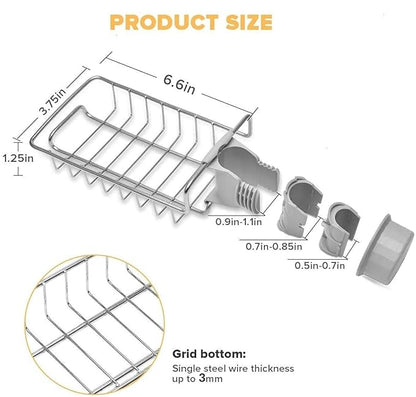 Stainless Steel Adjusting Multifunctional Over Kitchen Sink Clamp