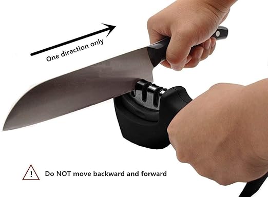 Manual 3 Stage Kitchen Knife Sharpener