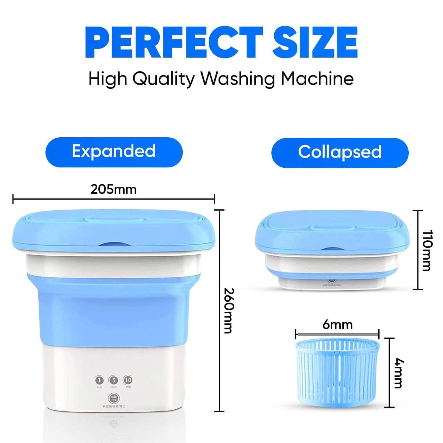 Washing-Machine-Mini-Washer-9L-High-with-Modes-Deep-Cleaning-for-Underwear-Baby-Clothes-or-Small-Items-Foldable-Washing-Machine-UV-Light