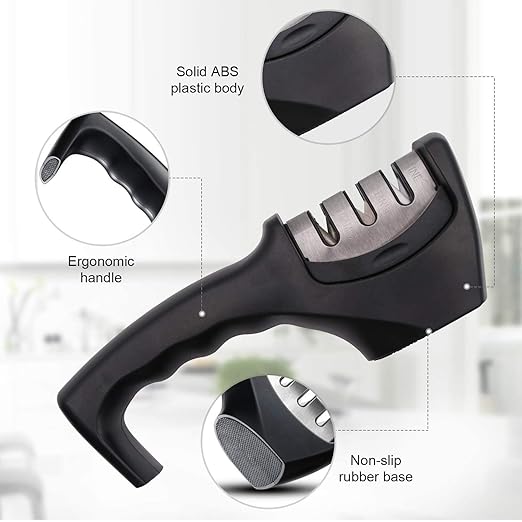 Manual 3 Stage Kitchen Knife Sharpener