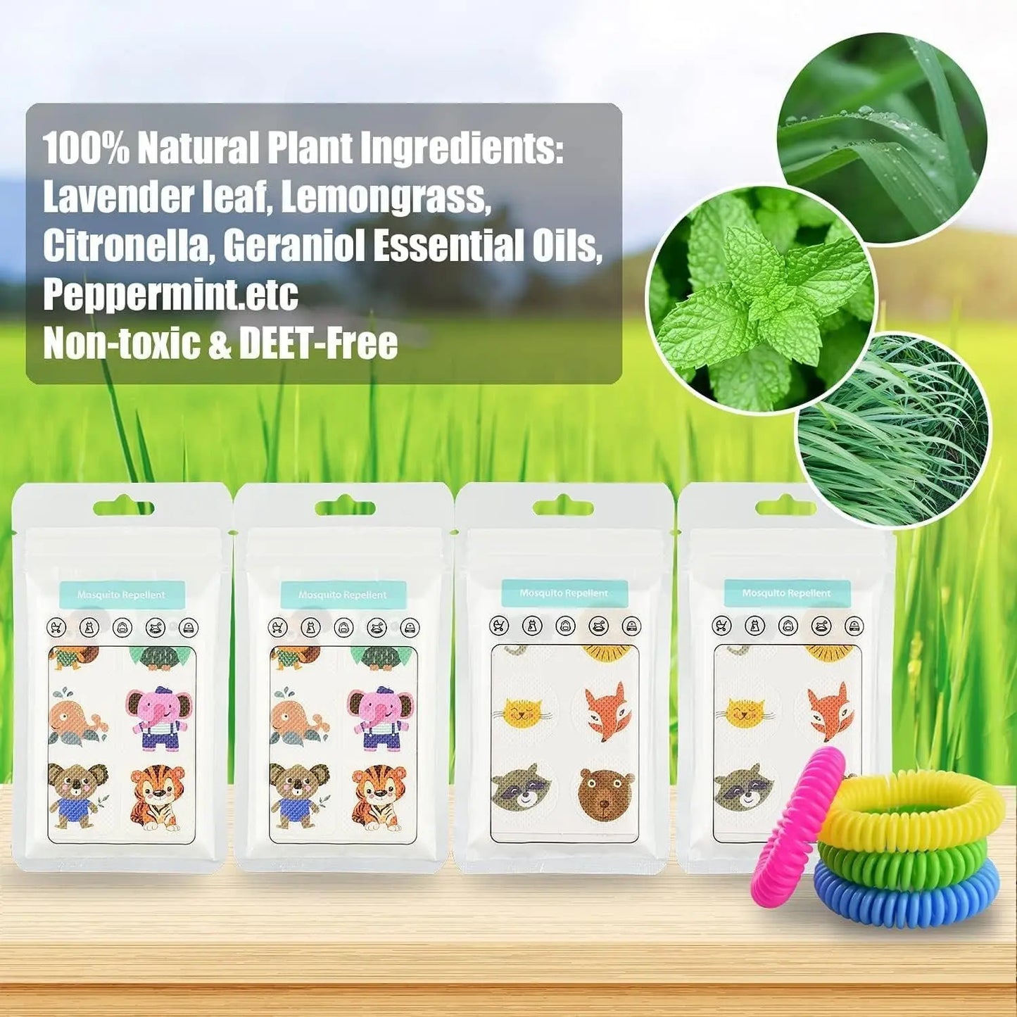 Mosquito Repellent Patches (Pack of 36 Patches)(Buy 1 Get 1 Free)