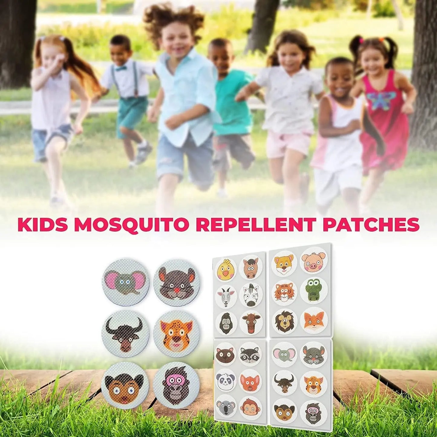 Mosquito Repellent Patches (Pack of 36 Patches)(Buy 1 Get 1 Free)