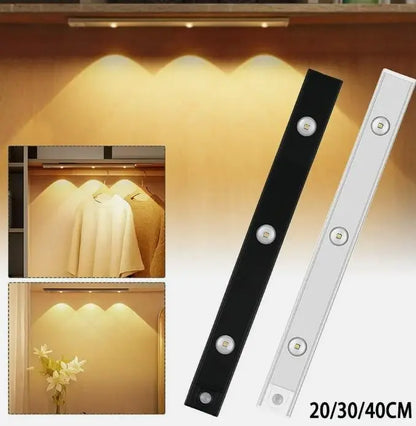 LED Power Motion Sensor Cabinet  With USB Rechargeble
