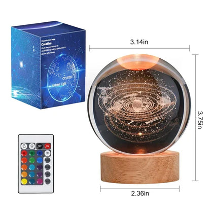 3D Crystal Lamp Ball(Assorted Design)