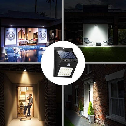 White 16LED Solar Power Light
