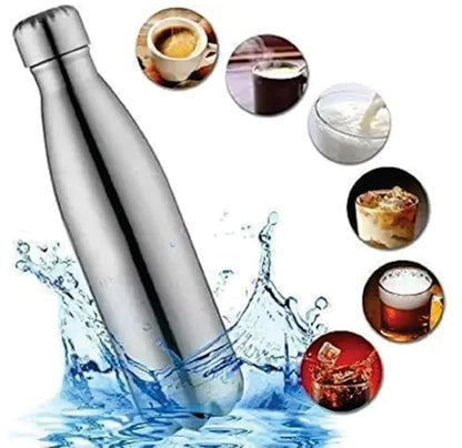 Stainless Steel Vacuum Insulated Flask - Leakproof Hot & Cold Water Bottle (500ml, 750ml, 1000ml)