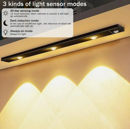 LED Power Motion Sensor Cabinet  With USB Rechargeble