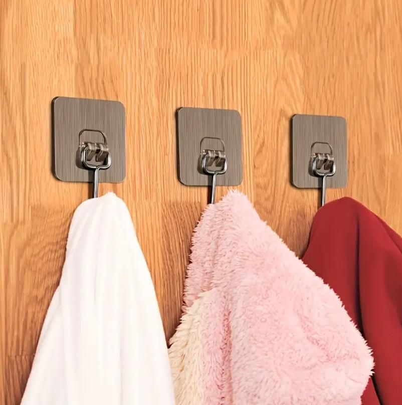 Golden Large Hooks for Hanging (Pack of 10)