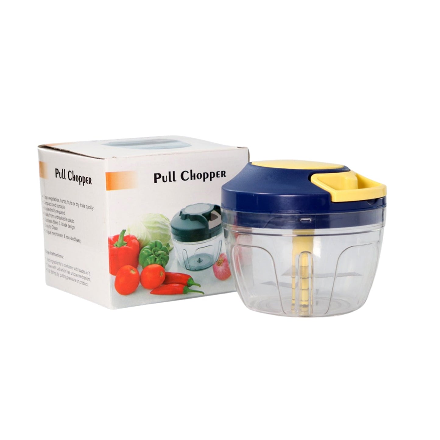 4 Blades Vegetable Chopper (Manual)