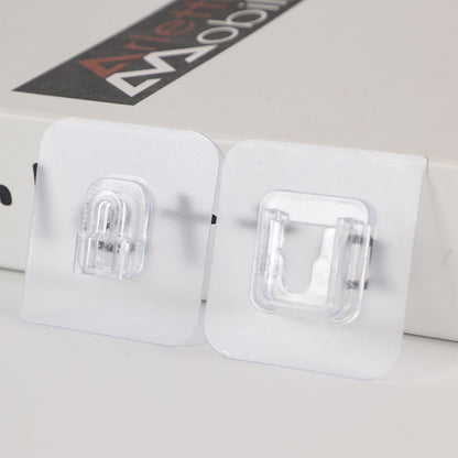Magic Adhesive Plastic Wall Hooks Heavy Duty Hooks (Pack Of 20)