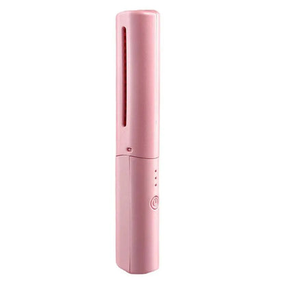 Rechargeable Mini Hair Straightener Brush