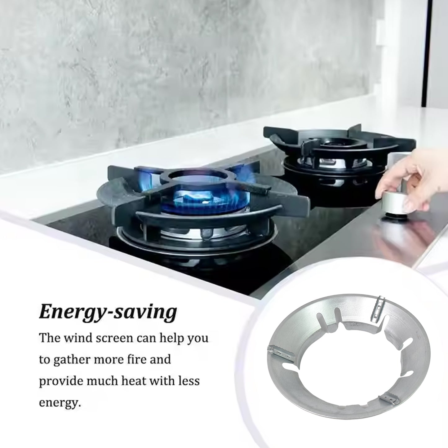 Gas Stove Burner Cover  Stand (Pack of 1)