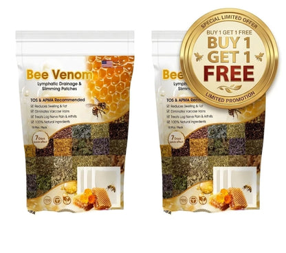 Bee Venom Lymphatic Drainage & Slimming Patches (Pack of 2) – Natural Detox & Swelling Relief