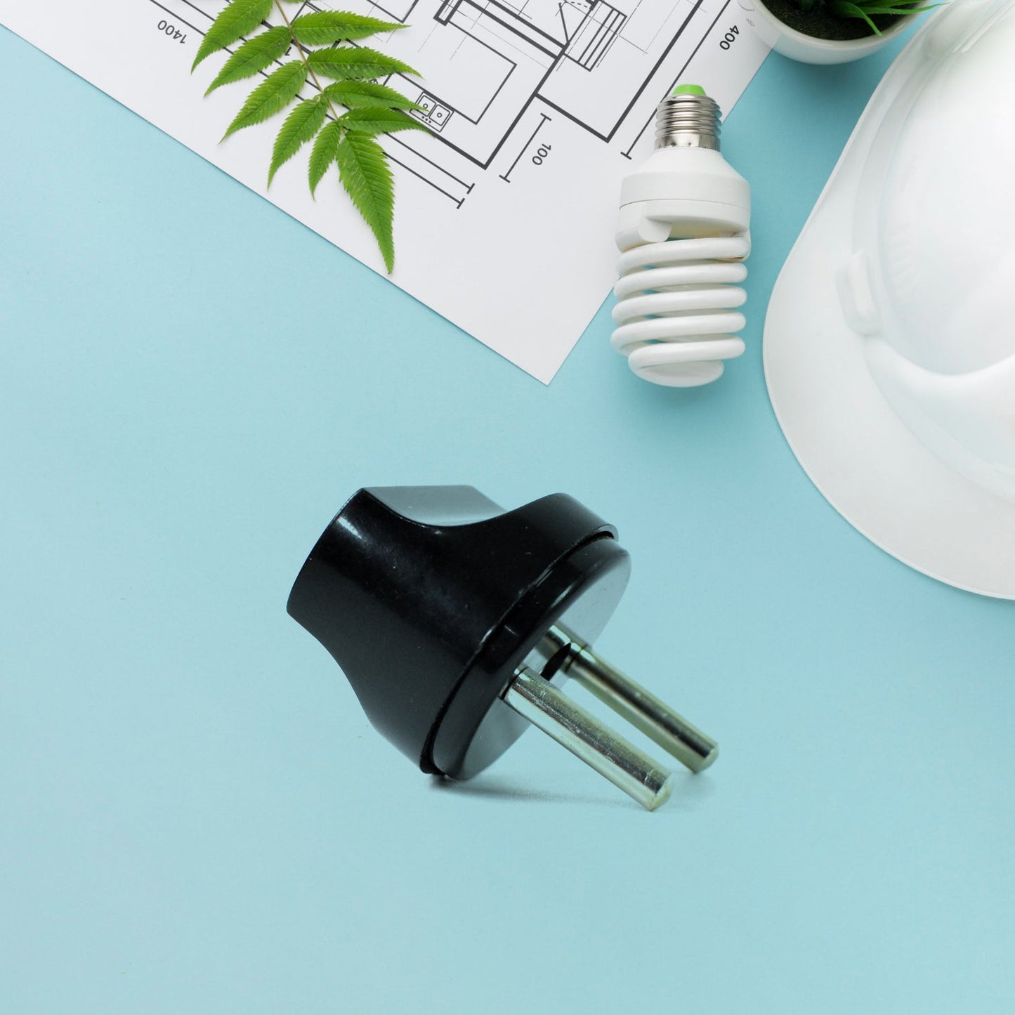 2 Pin Plug Converter Plug Adapter (3 Pc )