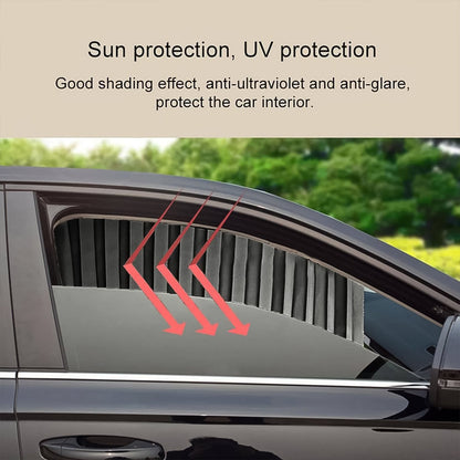 Premium Car Window Sunshade Curtains (4-Piece Set) | Heat Protection & Privacy UV Shield