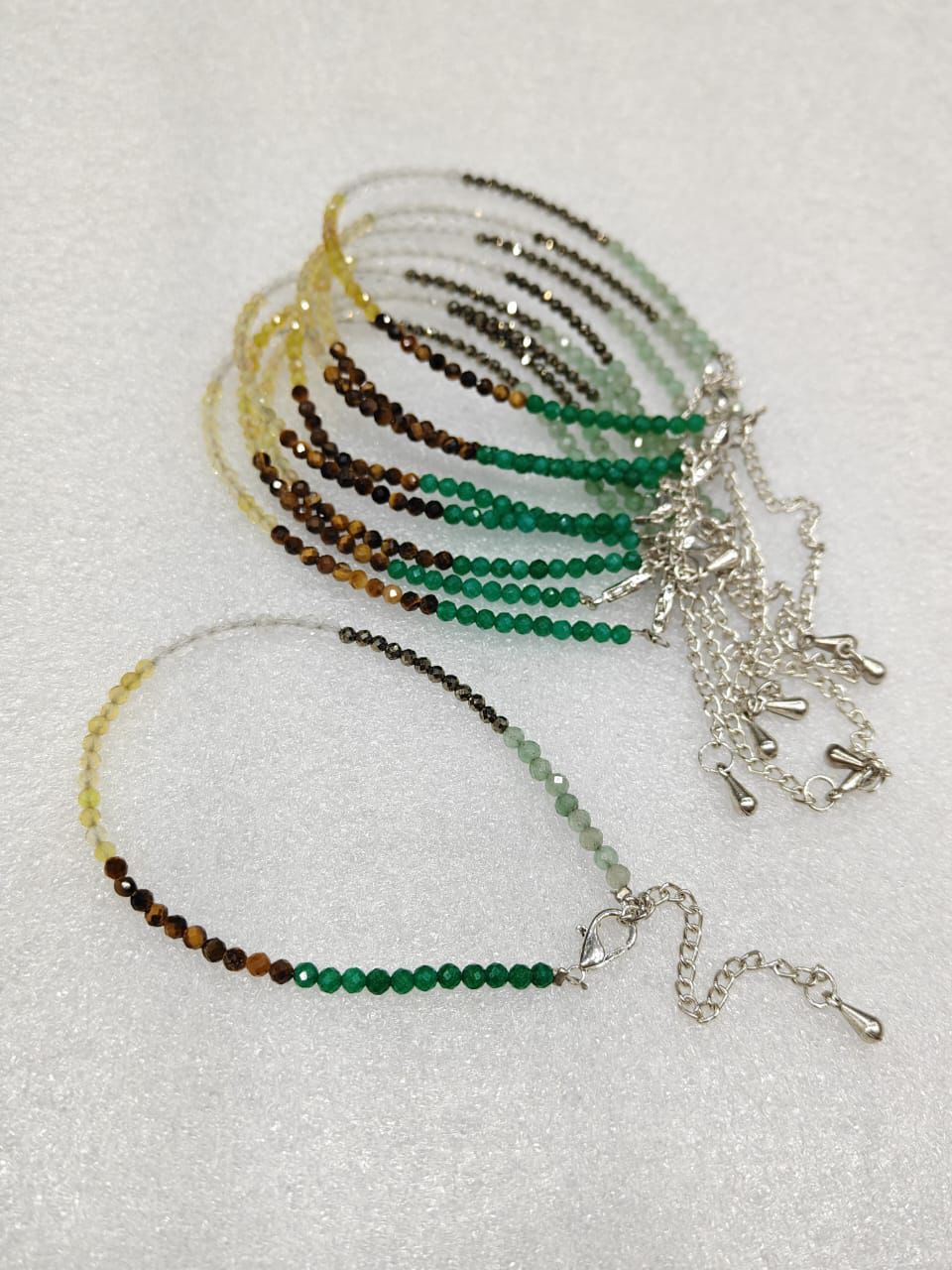 Dhan Yog Crystal Anklet