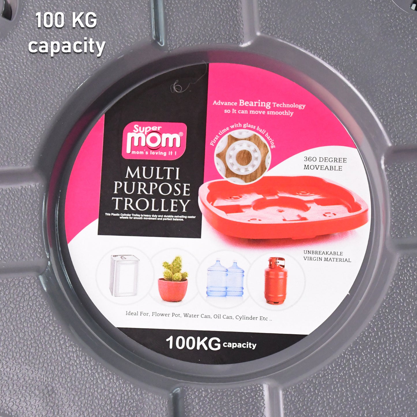 Multi Purpose Heavy Duty Gas Cylinder/Flower Pot Trolley