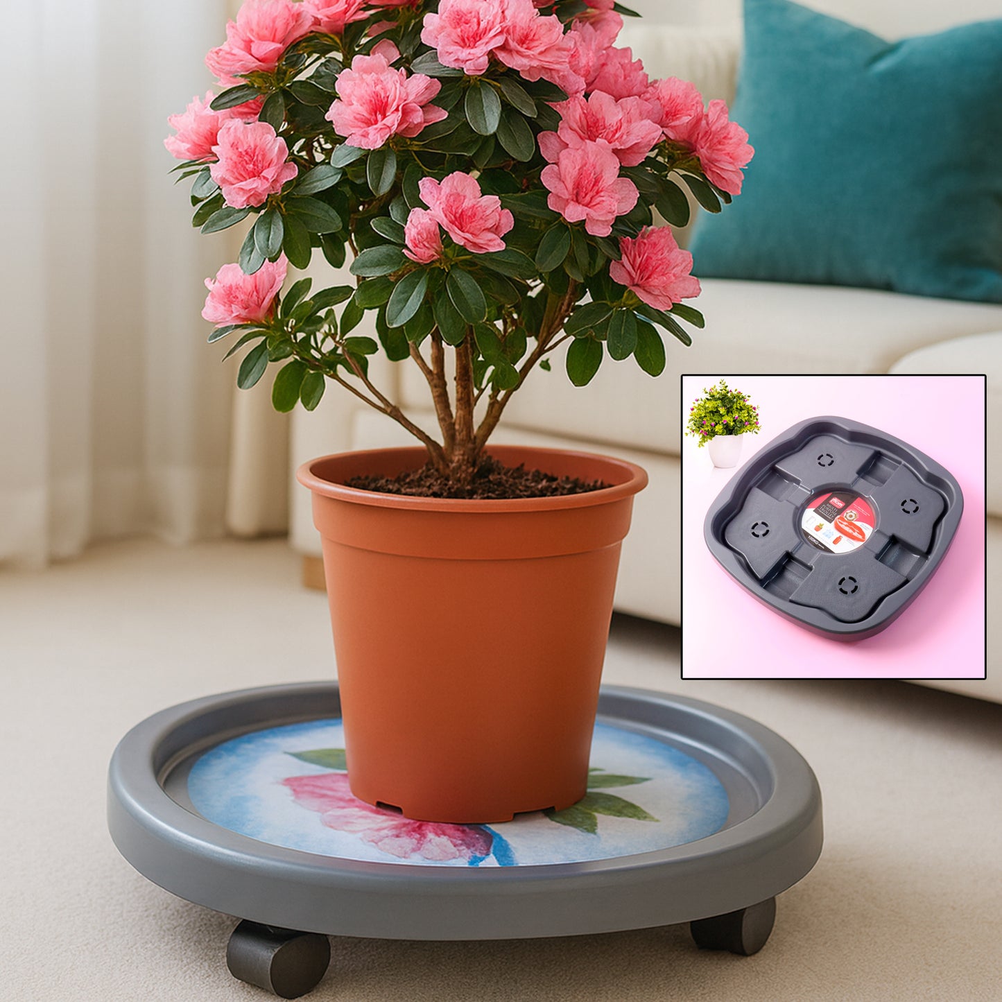 Multi Purpose Heavy Duty Gas Cylinder/Flower Pot Trolley