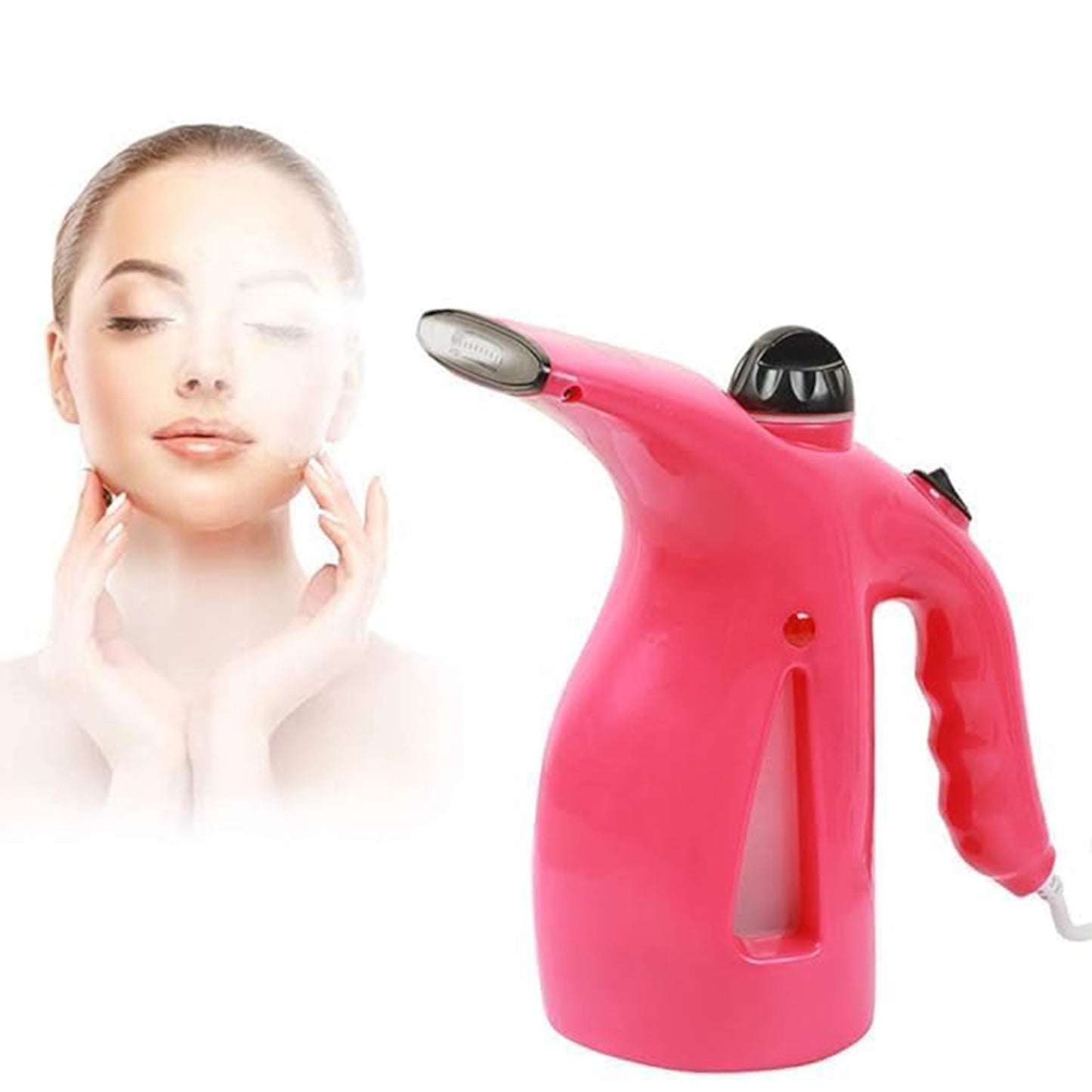 Handheld 2-in-1 Facial & Garment Steamer | Nano-Ionic Steam