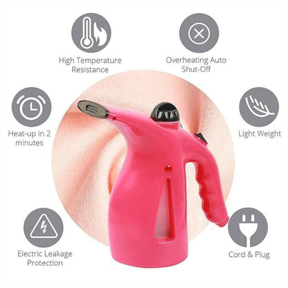 Handheld 2-in-1 Facial & Garment Steamer | Nano-Ionic Steam