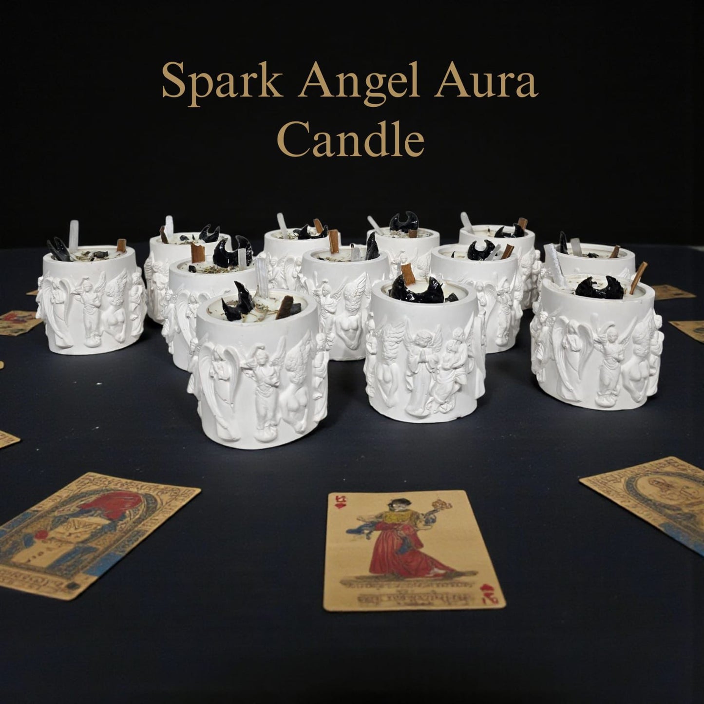 Spark Angel Aura Candle – Luxury Angel Energy Candle | Protection, Healing & Positive Vibes