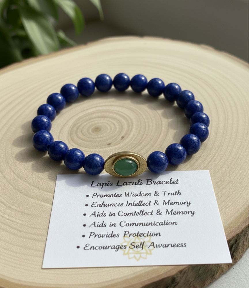 Premium Natural Crystal Bracelet with Ingot Charm for Wealth, Protection & Positive Energy | Tiger Eye, Citrine, Amethyst, Aventurine & More
