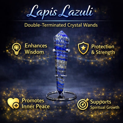 Double-Terminated Crystal Wands – Energy Healing, Chakra Balance & Manifestation Tools