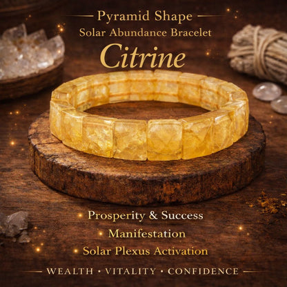 Pyramid Energy Crystal Bracelets – Protection, Healing & Prosperity Collection