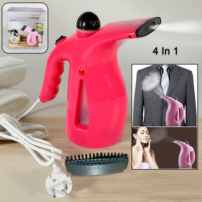 Handheld 2-in-1 Facial & Garment Steamer | Nano-Ionic Steam