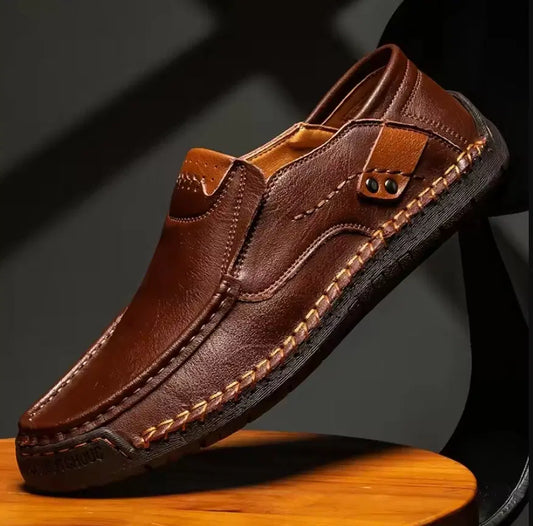 Men’s Anti-Skid Brown Semi Formal Shoes