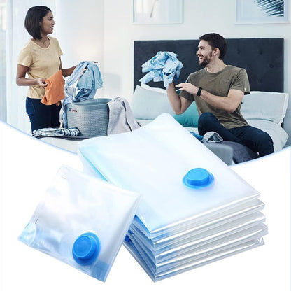 Vacuum Storage Bags With Suction Pump  (5 Pcs Set)