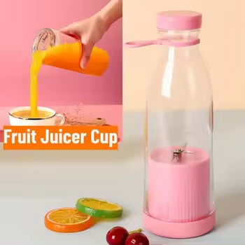 Portable USB Juicer Blender 300ml | Rechargeable Mini Smoothie Maker for Travel