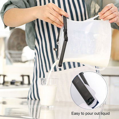 Reusable Silicone Food Storage Bag 3 Bag Set