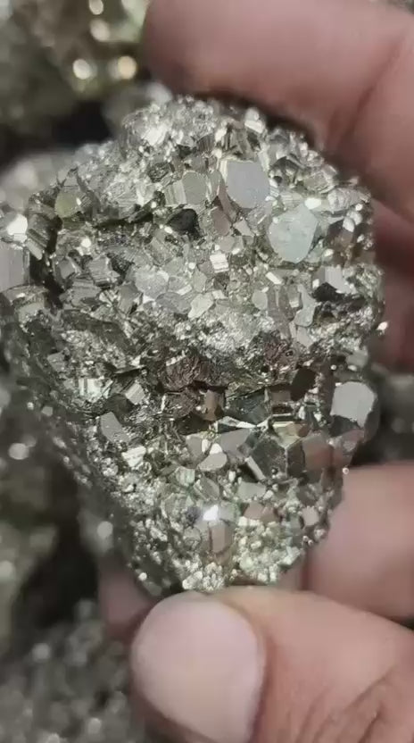 Raw Pyrite Stone for Wealth & Prosperity | Natural Lakshmi Crystal for Success, Protection & Abundance