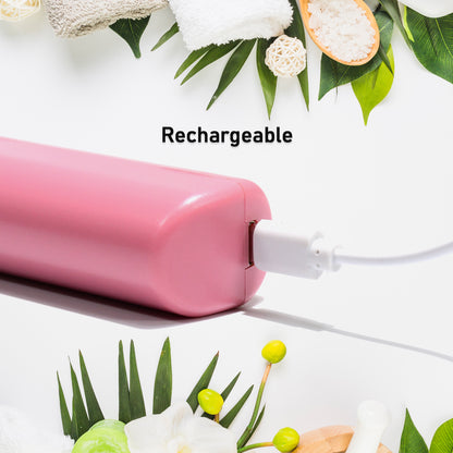 Rechargeable Mini Hair Straightener Brush