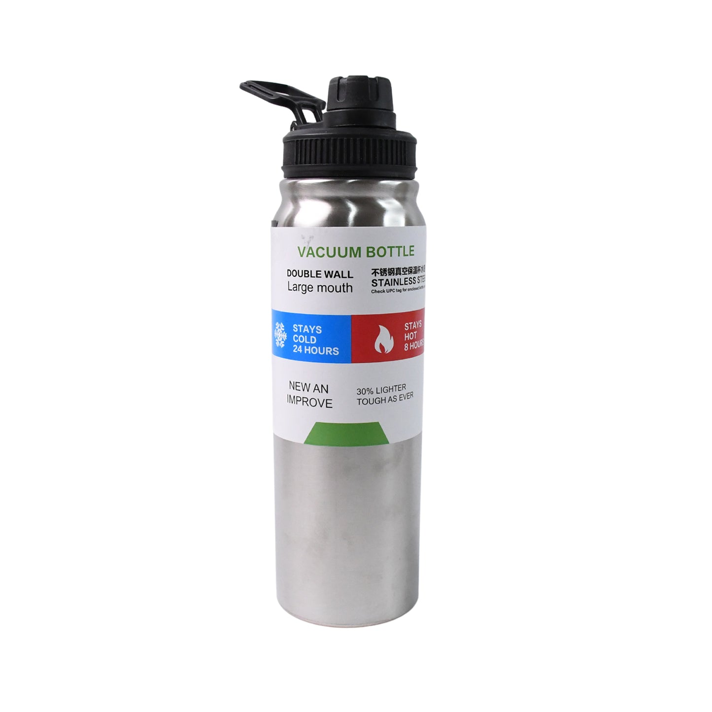 Stainless Steel Insulated Water Bottle (800ml) | 24H Cold, 12H Hot – Droptique